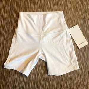 Lululemon Align High-Rise Short 6" - White - Size 4